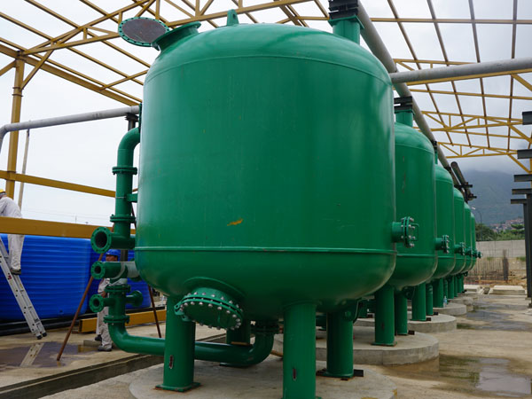 重慶某建材有限公司機械過濾器工程案例